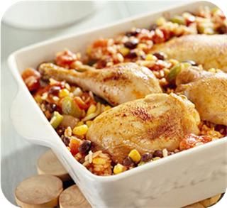 Chicken with Black Beans and Rice