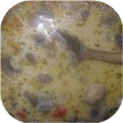 Swiss-Barley Mushroom Soup