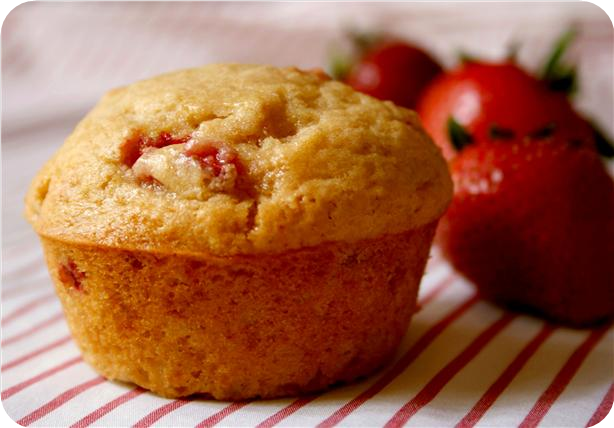 Darrell's Strawberry Muffins