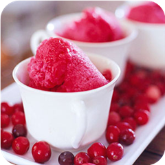 Cranberry Sorbet