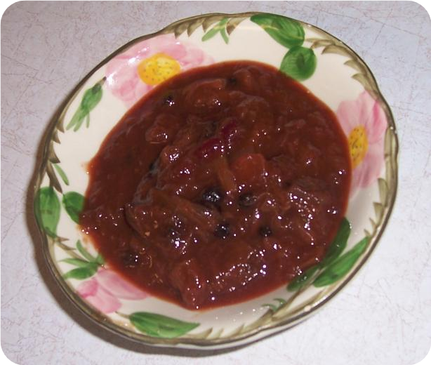 Julia's Rhubarb Chutney