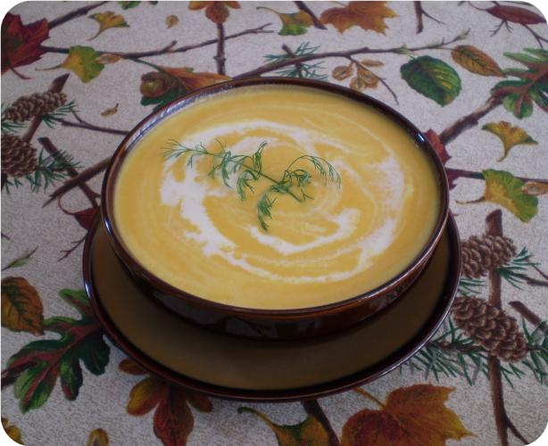 Carrot and Pink Grapefruit Soup