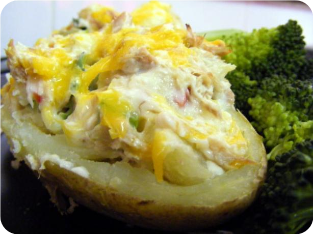Tuna Stuffed Potatoes