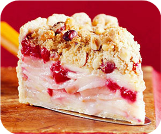 Apple-Cranberry-Hazelnut Pie