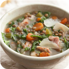 Lentil-Ham Soup
