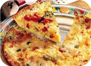 Impossibly Easy Vegetable Pie 