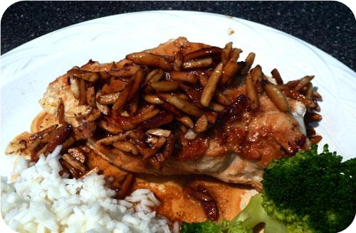 Almond Topped Chicken