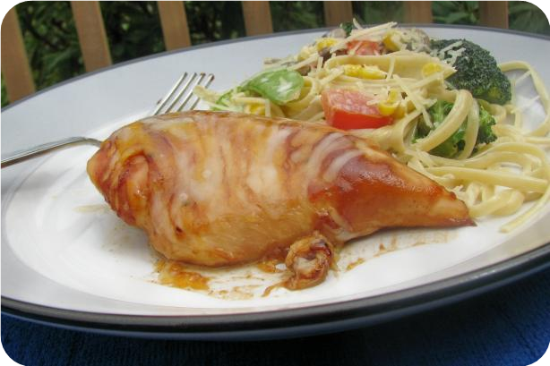 Smothered Chicken Breast for 2