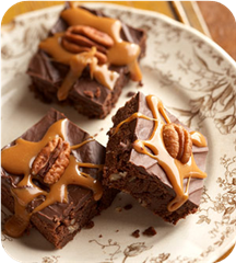 Incredible turtle brownies 