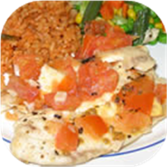 Easy Tilapia with Wine and Tomatoes