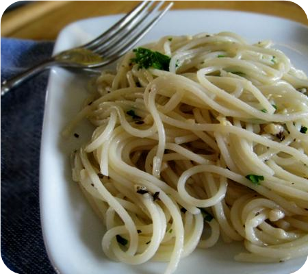 Herbed Angel Hair Pasta for 2