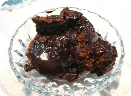 Oooey Gooey Chocolate Self Saucing Pudding