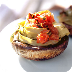 portobello pasta bowls 