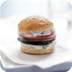 Horseradish-Radish Sandwiches
