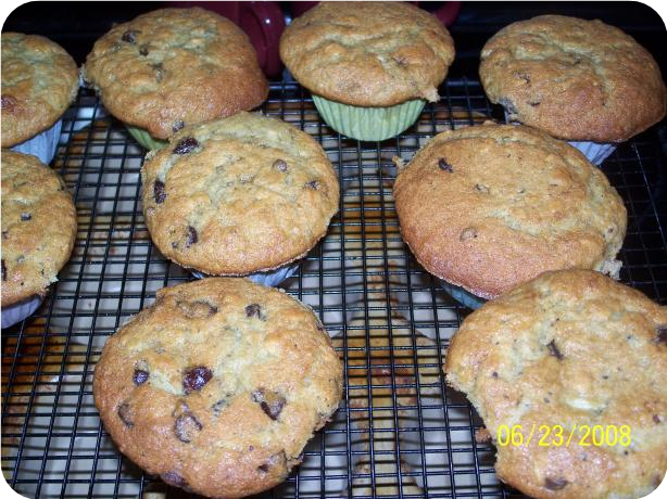 Banana Chocolate Chip Muffins