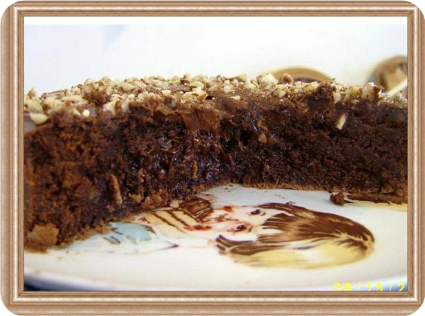 Dark Chocolate Pecan Torte