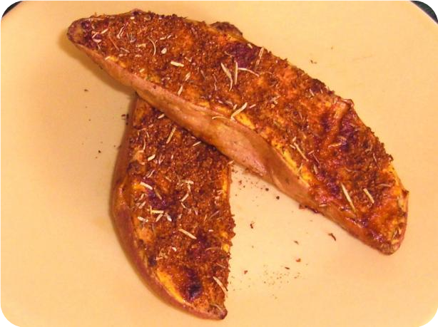 Cajun Baked Sweet Potato