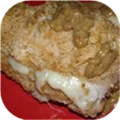 Apple Filled Chicken in Pecan Creme Sauce
