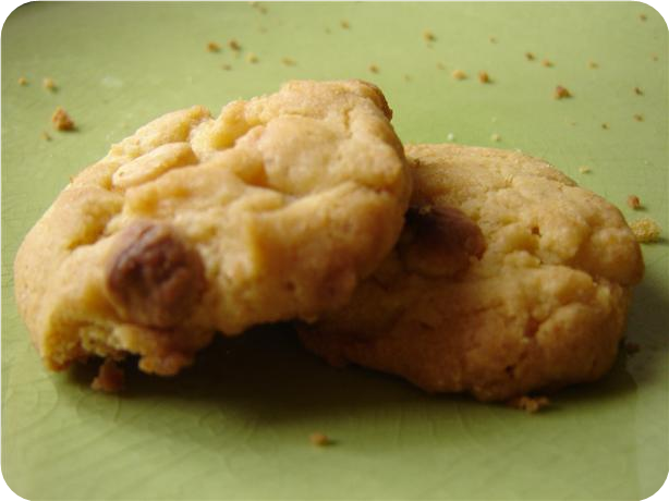 White Choc Chip Cookies