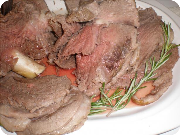 Leg of Lamb With Garlic and Rosemary