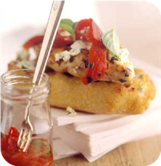 Deluxe Chicken and Roasted Pepper Sandwich