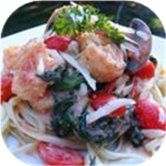 Exchange Gang Pasta with Shrimp