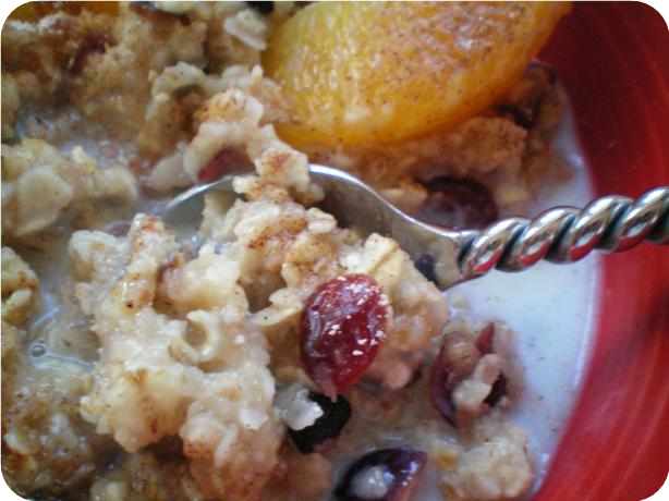 Cranberry Orange Oatmeal
