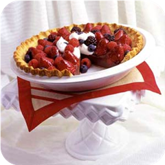 Berry truffle pie 