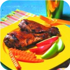 Apple-Glazed Chicken Drumsticks