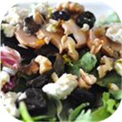 California Cherry and Walnut Salad