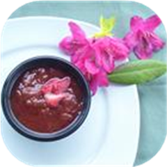 Sweetly Stewed Rhubarb