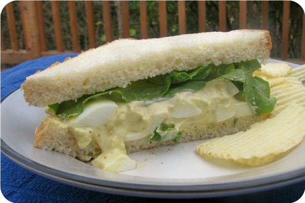 Helen's Egg Salad Sandwiches