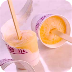 Mango yogurt pops 