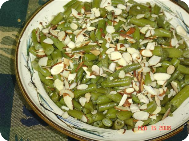 Vanilla Green Beans Almondine
