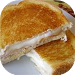 Grilled Chicken Cordon Bleu Sandwiches