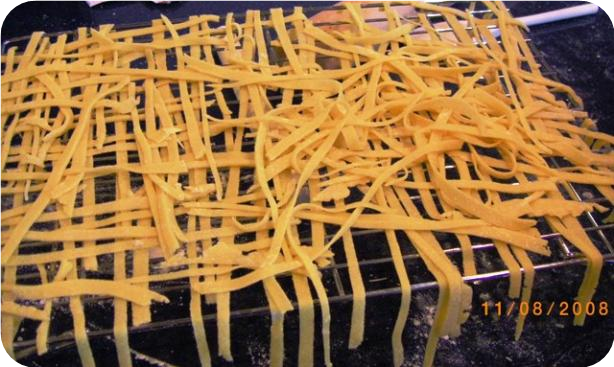 Homemade Egg Noodles by Geraldine