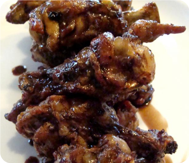 Balsamic Soy Glazed Chicken Wings