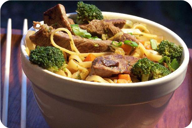Stir Fry Steak and Noodles