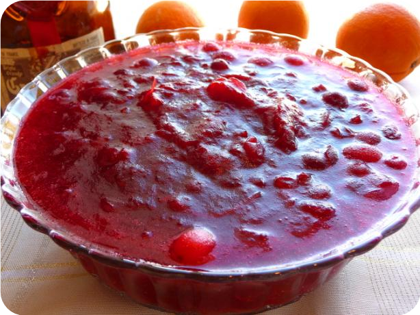 Cranberry Sauce With Orange Liqueur