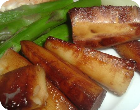 Maple and Vinegar Caramelized Parsnips