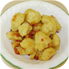 Potato Dumplings with Bacon and Onions