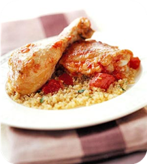 Zesty tomato-ginger chicken 