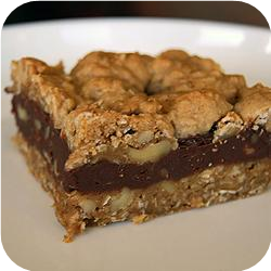 Chocolate Oatmeal Almost-Candy Bars