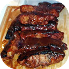 Apple and BBQ Sauce Baby Back Ribs