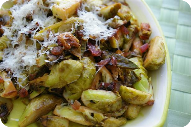 Lemon Garlic Sprouts