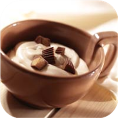 Peanut butter mousse