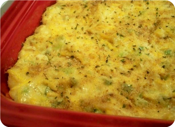 Broccoli and Cauliflower Gratin