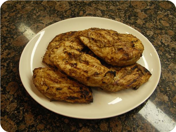 Grilled Chicken Breasts With Onion Glaze