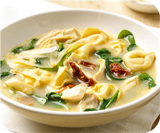 Tortellini Florentine Soup