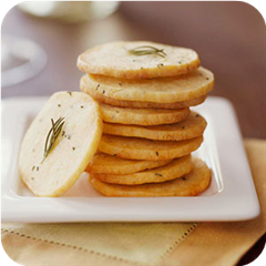 Asiago wafers 